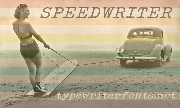 Speedwriter字体 5
