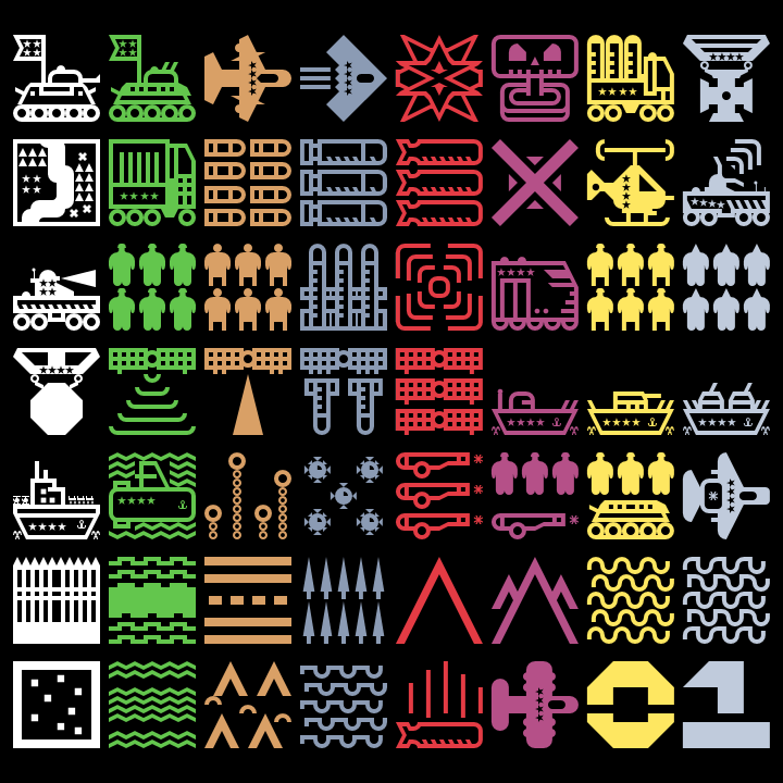 Militaricons字体 2