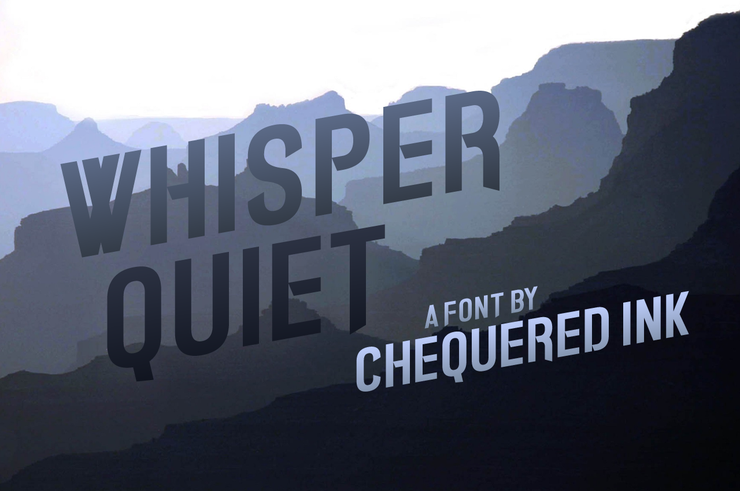 Whisper Quiet字体 1