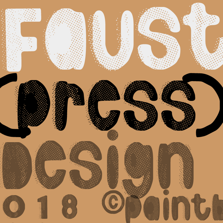 Faustpress字体 1