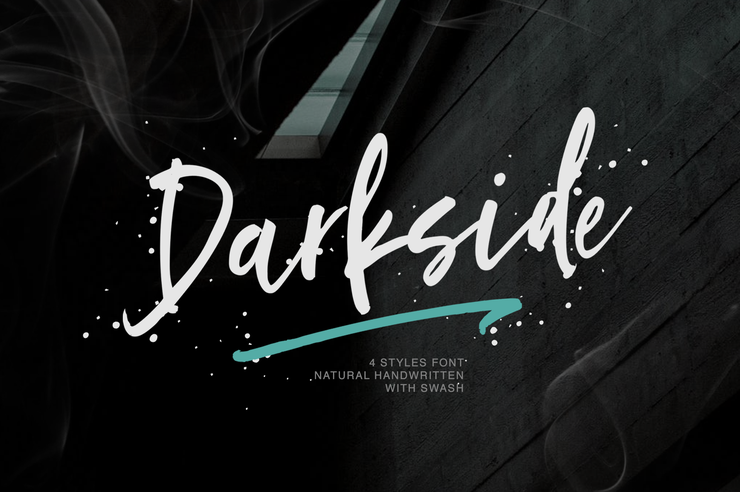Darkside字体 5