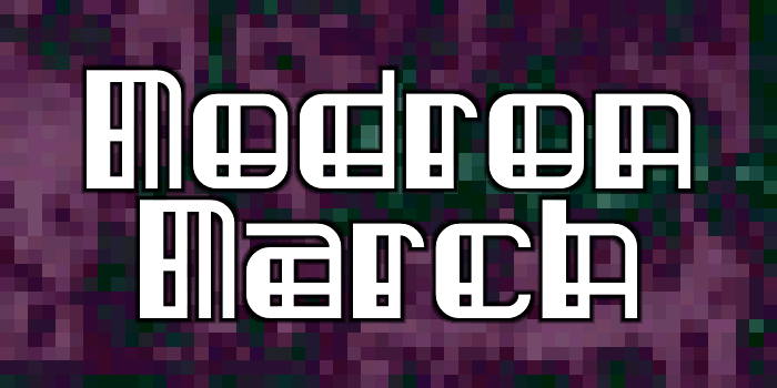 Modron March字体 1