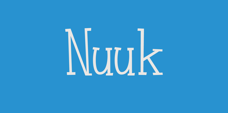 Nuuk DEMO字体 1