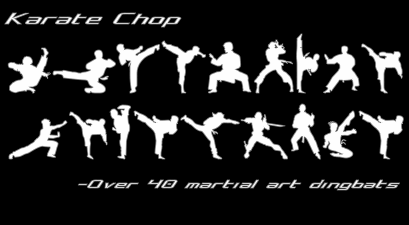 Karate Chop字体 2