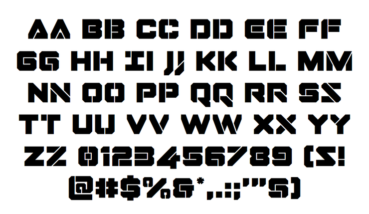 Domino Jack字体 1