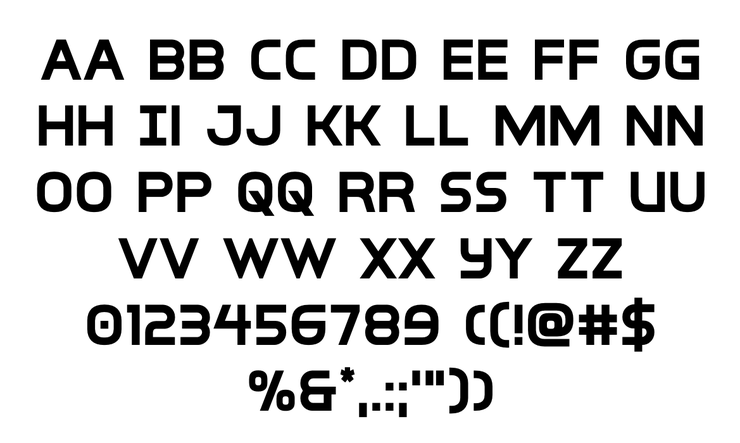 Inter-Bureau字体 1