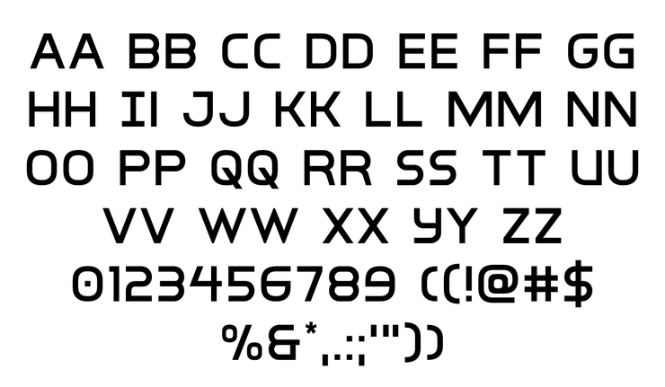 Inter-Bureau字体 4