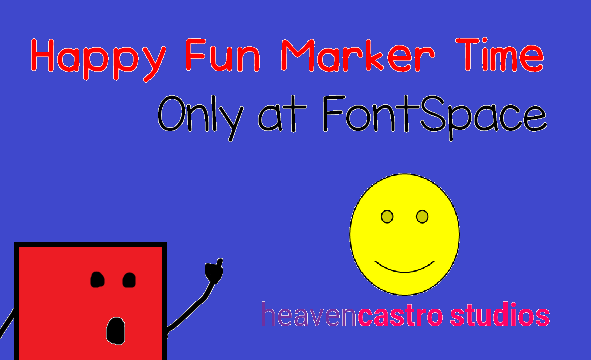 Happy Fun Marker Time字体 2