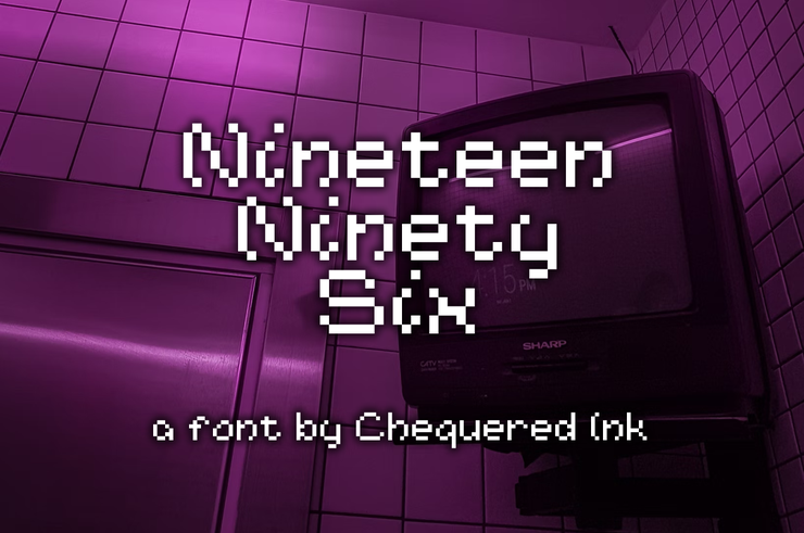 Nineteen Ninety Six字体 2