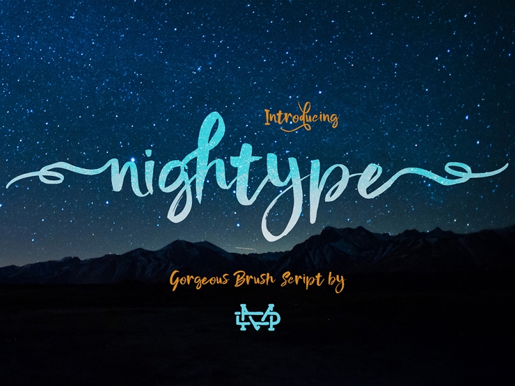 Nightype字体 2