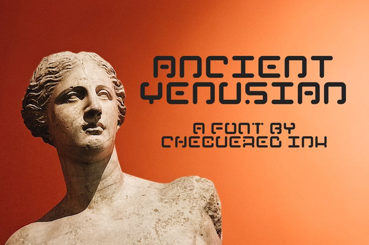 Ancient Venusian字体 2