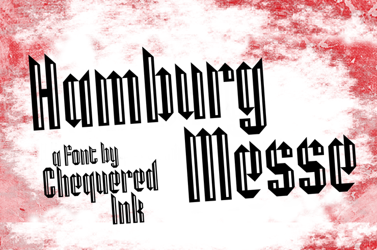 Hamburg Messe字体 1