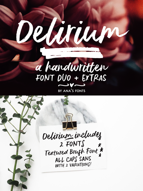 Delirium Sample字体 1