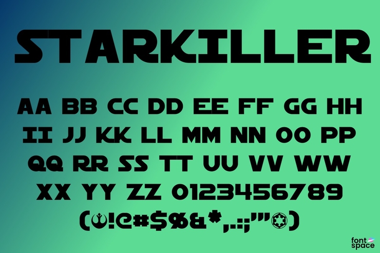 Starkiller字体 1