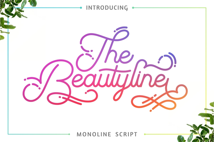 The Beautyline字体 1