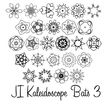 JI Kaleidoscope Bats 3字体 1