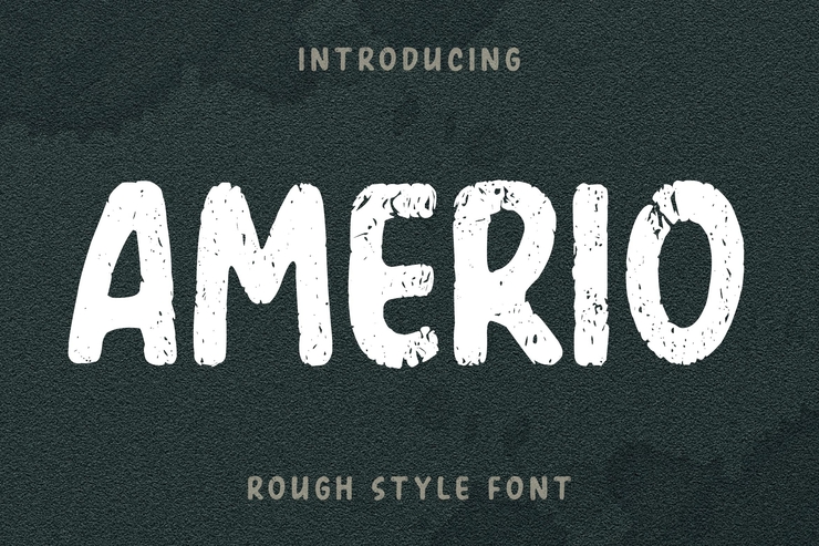 Amerio Rough字体 1