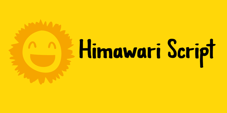 Himawari Script字体 1