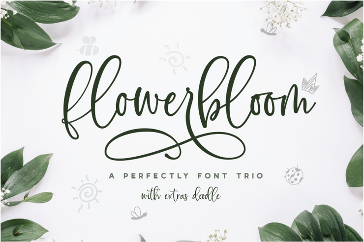 Flowerbloom字体 4