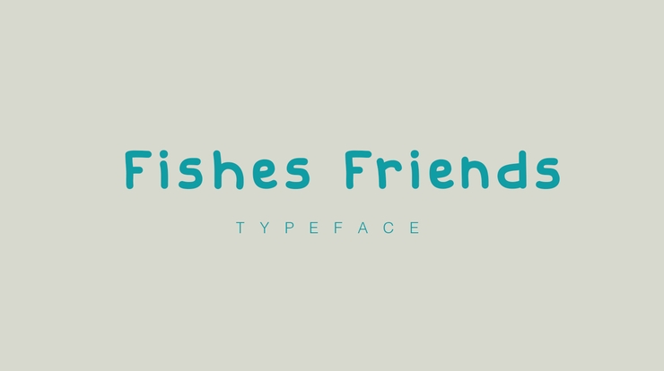 Fishes Friends字体 1