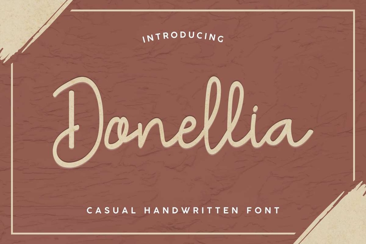 Donellia Demo字体 1