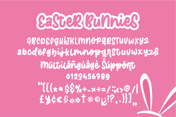 Easter Bunnies字体 5