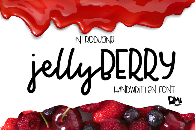 Jelly Berry字体 1