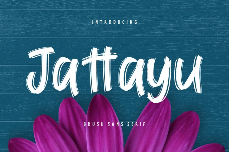 Jattayu Sans Serif Brush字体 3