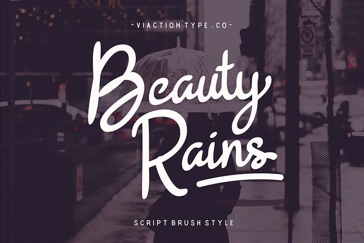 Beauty Rains字体 1