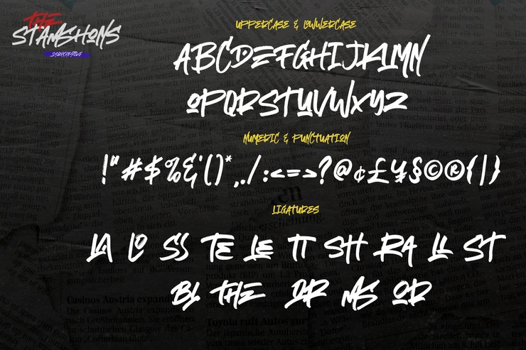 The Stamshons字体 2