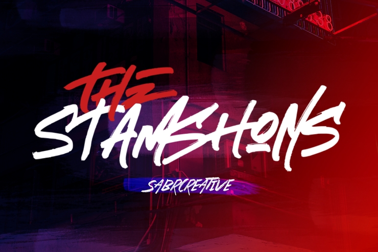 The Stamshons字体 9