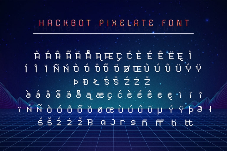 Hackbot字体 4