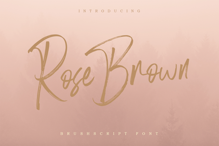 Rose Brown字体 6