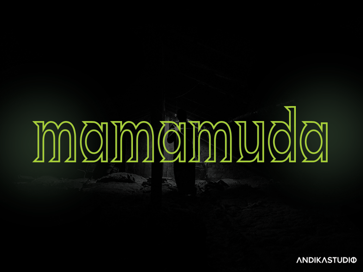 Mamamudo字体 1