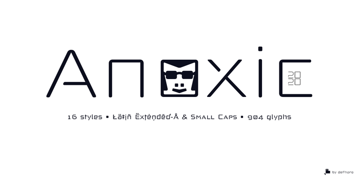 Anoxic Light & Medium字体 1