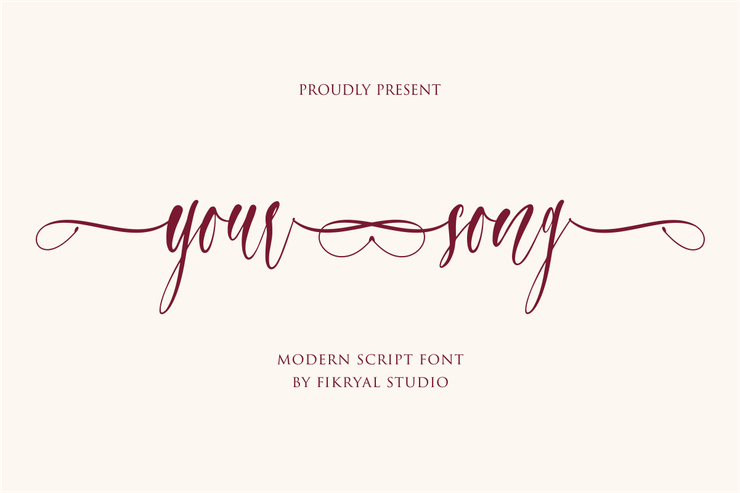 yoursong字体 1