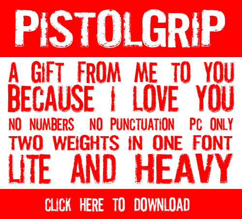 Pistolgrip字体 1