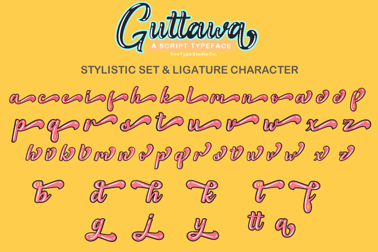 Guttawa字体 5