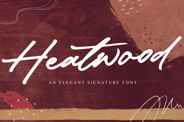 Heatwood字体 1
