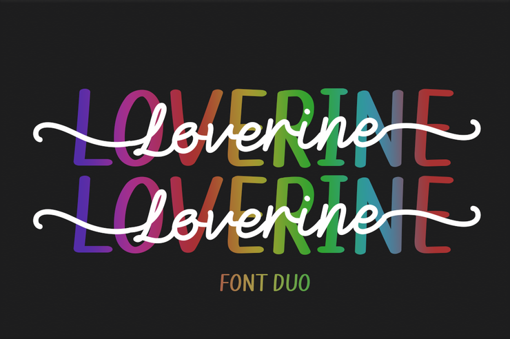 Loverine Display字体 4