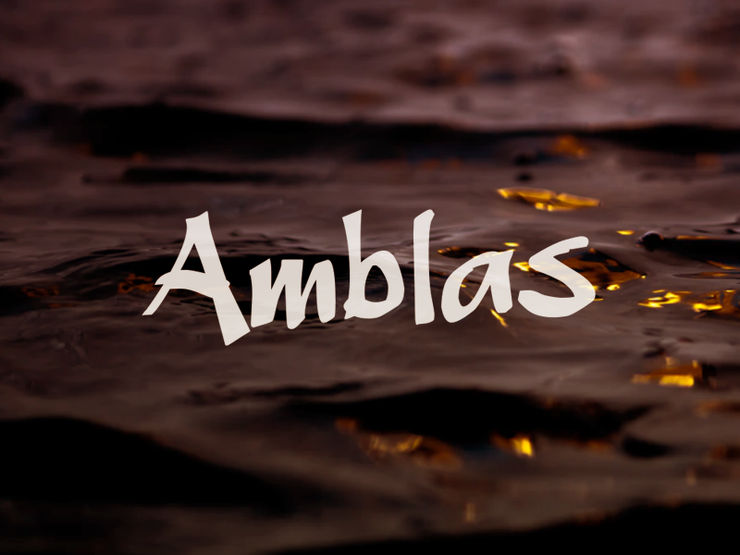 a Amblas字体 1