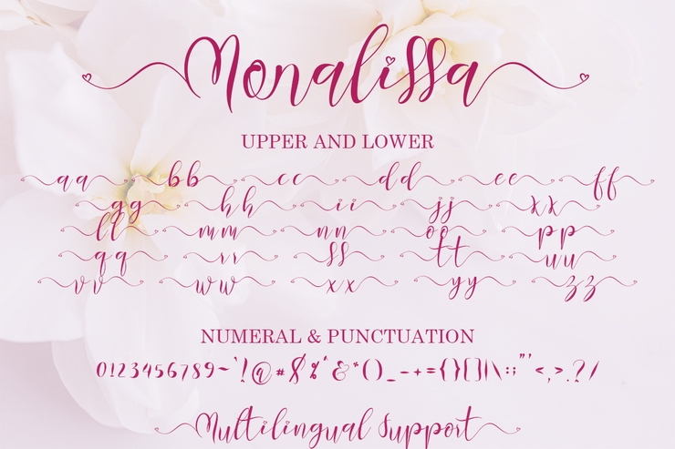 Monalissa字体 2