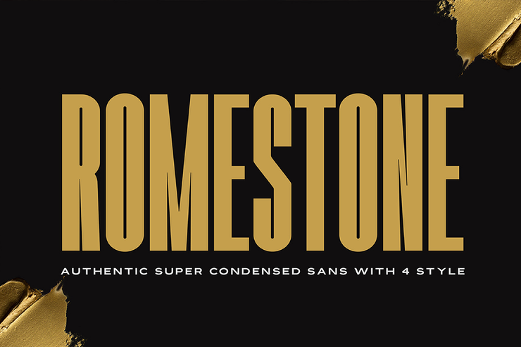 Romestone字体 1