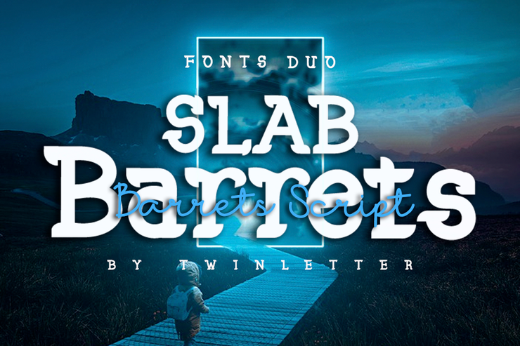 Slab Barrets字体 3