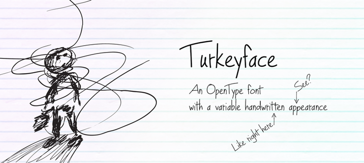 Turkeyface字体 1