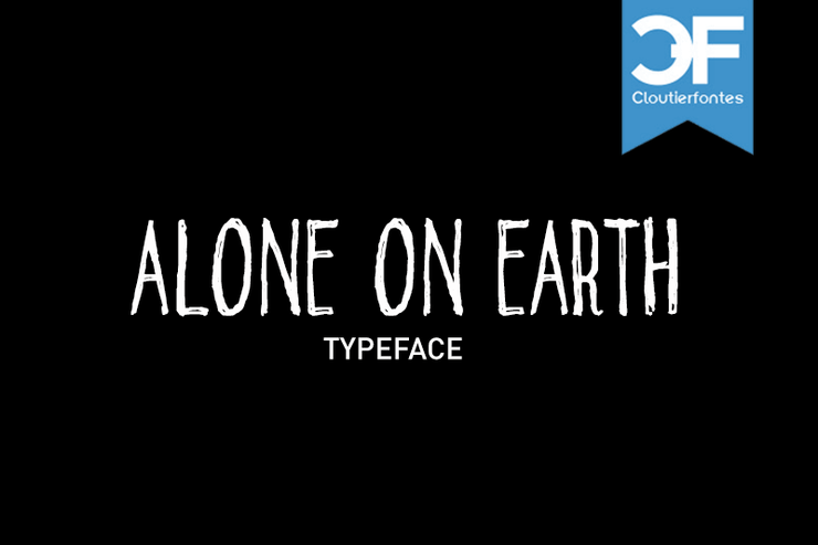 CF Alone on the Earth DEMO字体 1