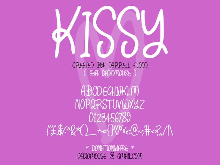 Kissy字体 1