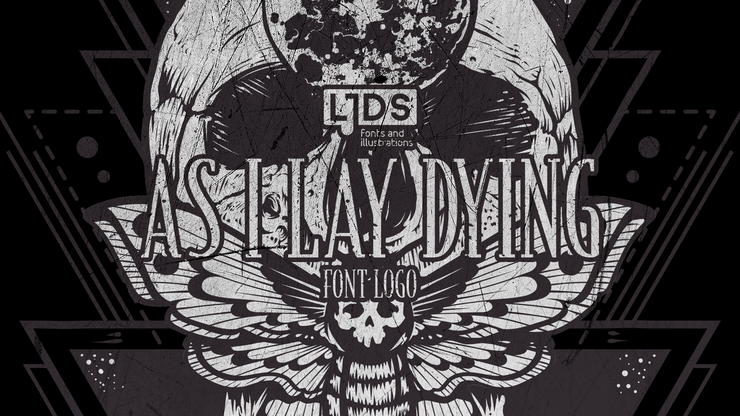 As I Lay Dying Logo字体 2