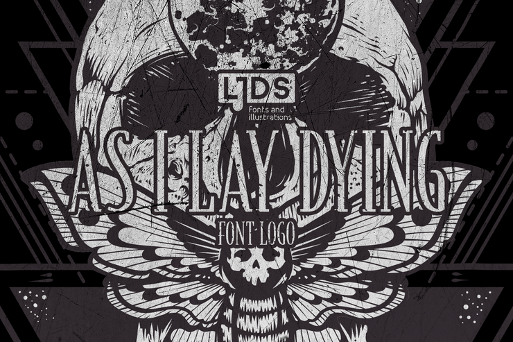 As I Lay Dying Logo字体 3