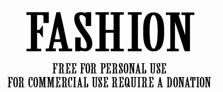 CF Fashion字体 1